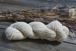 Bourette Silk na barvení
